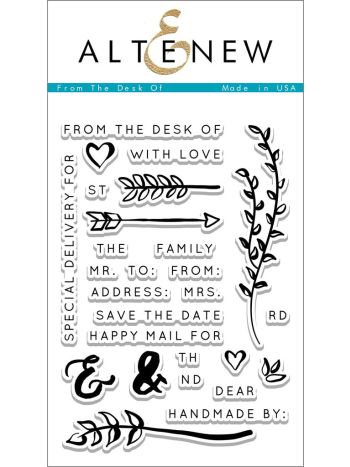 Altenew - From The Desk Of - Clear Stamps 4x6